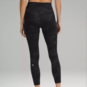 Lululemon Wunder Train Tight 25'' Leggings in Heritage 365 Camo Deep Coal Size 4